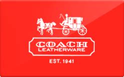 coach gift cards at discount.